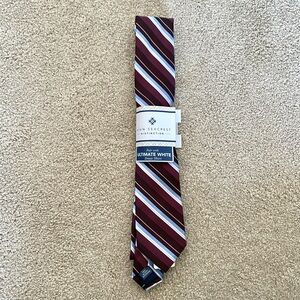 Ryan Seacrest Distinction Striped Slim Tie
